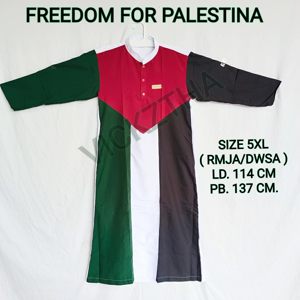 Jubah Palestina / Jubah pria Palestina / Jubah Anak Palestina / Koko Anak Palestina / Koko Pria